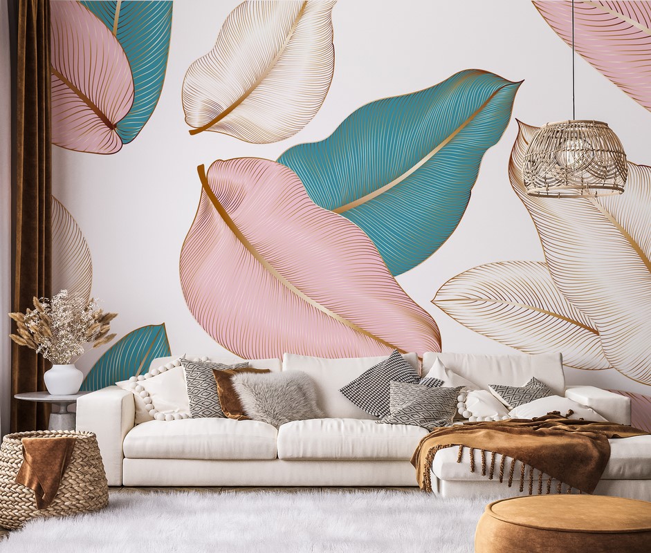 Foto murale Gjethe të Arta të Fantazisë