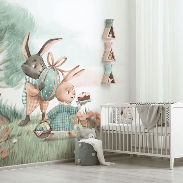 Foto murale Lepuj të lumtur