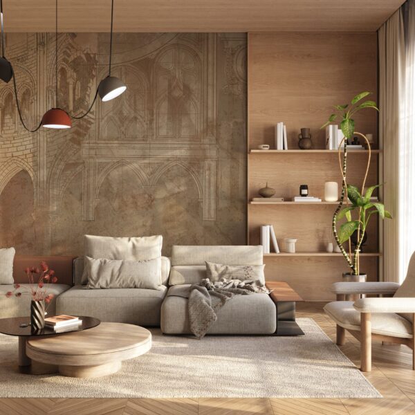 Foto murale Skicë e stilit gotik