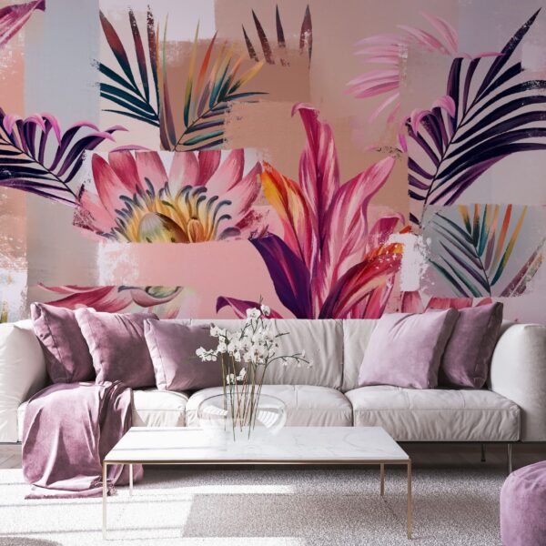 Foto murale Mozaik me Lule