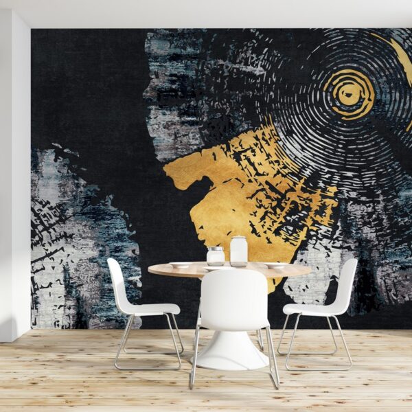 Foto murale Prerje tërthore e pemës abstrakte