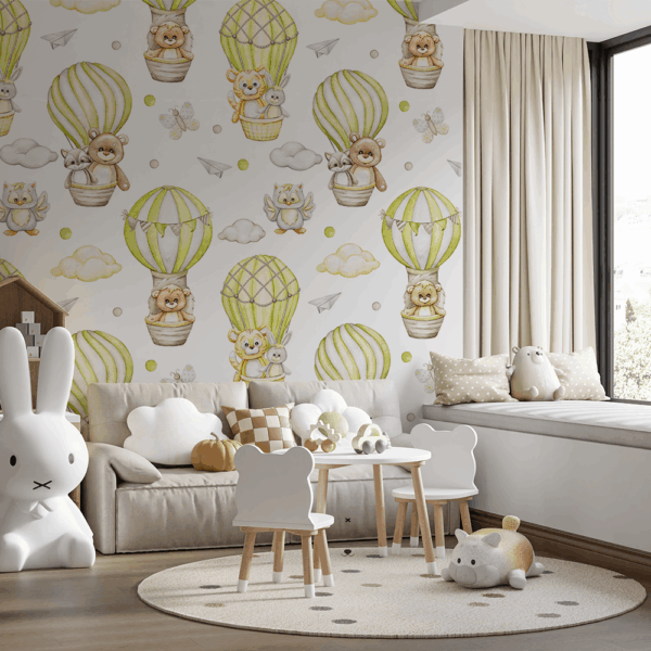 Foto murale Aventurat me Balona të Miqve të Vegjël