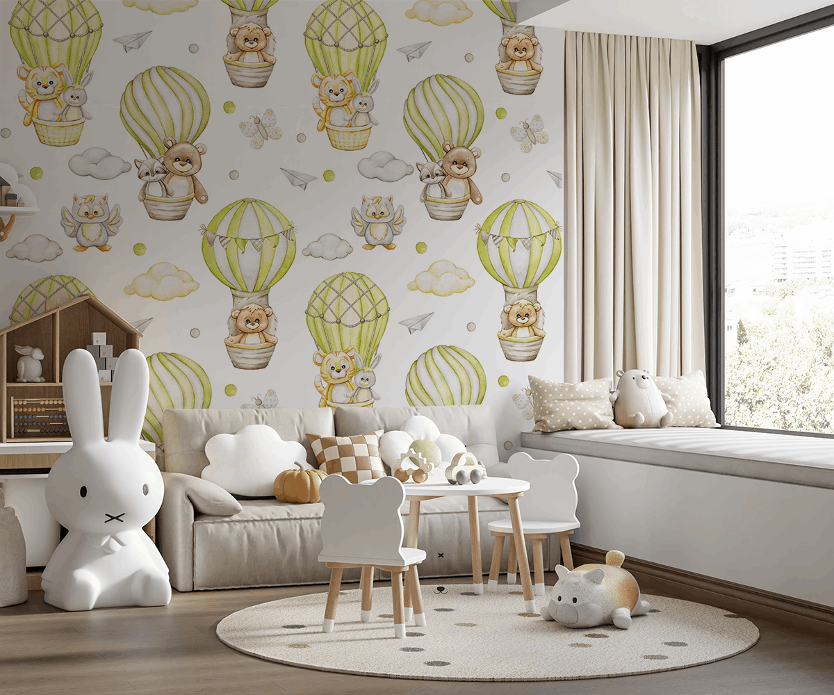 Foto murale Aventurat me Balona të Miqve të Vegjël