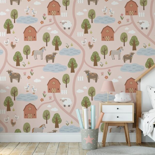 Foto murale Idili rurale