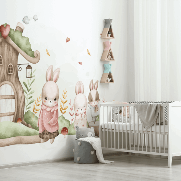 Foto murale Familja e Lepujve të Pyllit