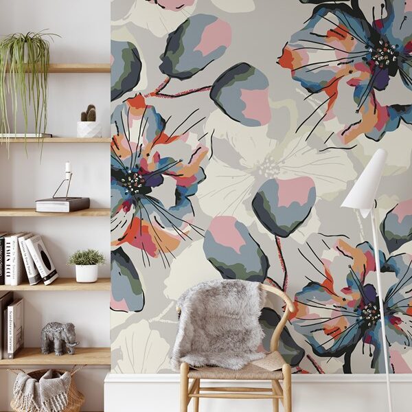 Foto murale Impresionizëm me lule