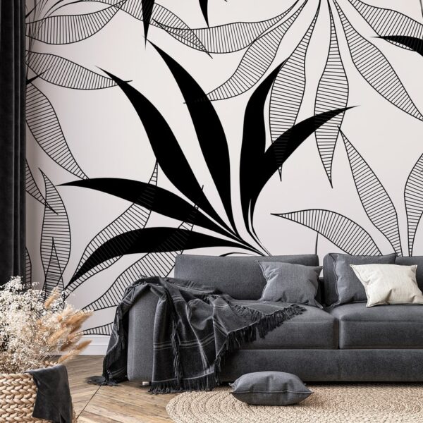 Foto murale Minimalizëm me gjethe