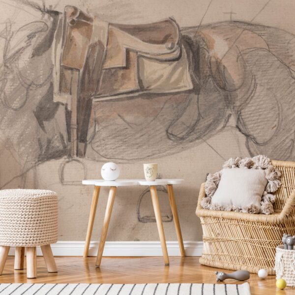 Foto murale Skico me shalë