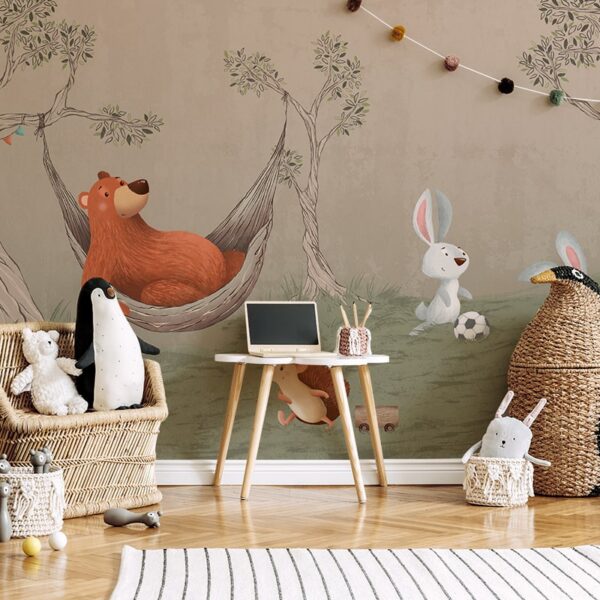 Foto murale Aventura e Miqve në Pyll