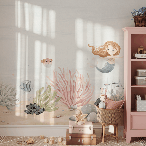 Foto murale Ëndrrat nënujore të sirenave