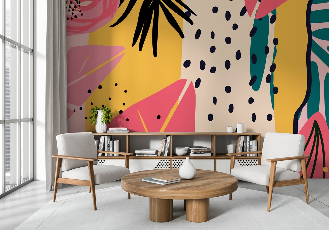 Foto murale Abstraksion shumëngjyrësh