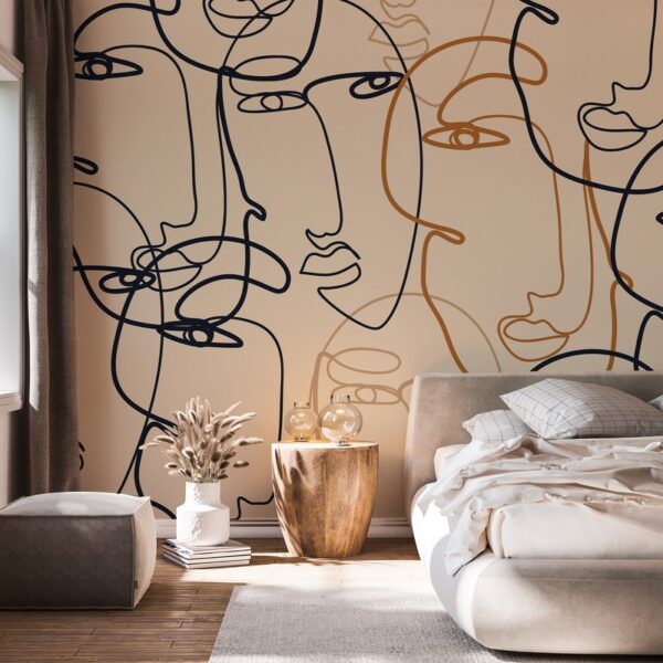 Foto murale Fytyra në një rresht