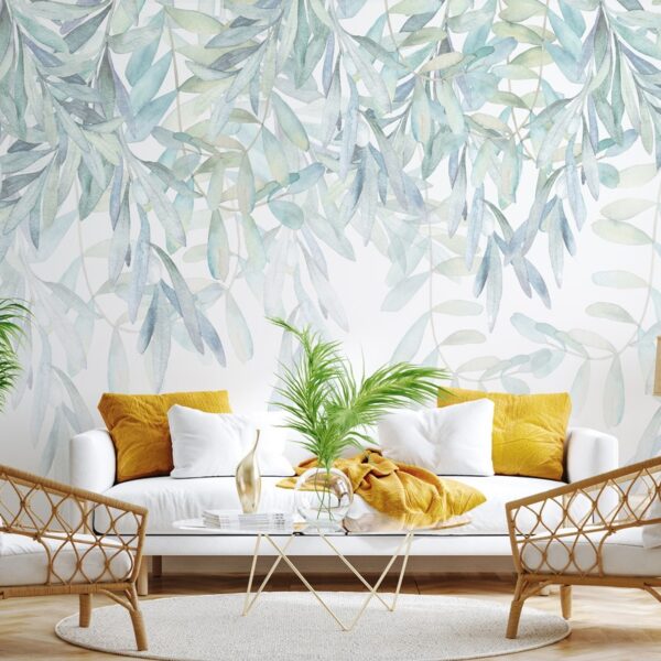 Foto murale Delikatesa e Gjethet Blu