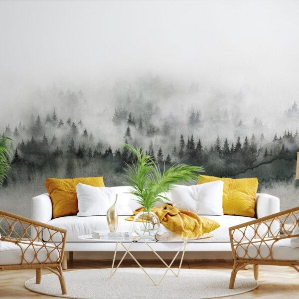 Foto murale Peizazh i mjegullt