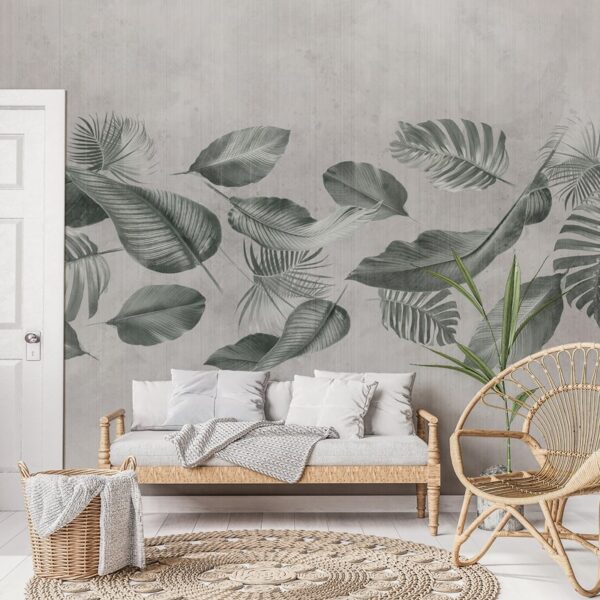 Foto murale Gjethe që valëviten