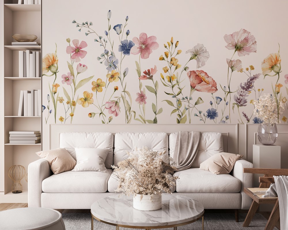 Foto murale Lule të egra delikate