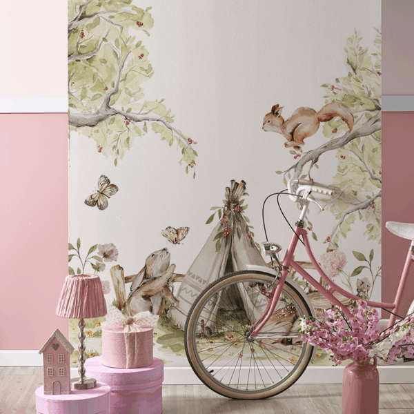 Foto murale Kampi i Kafshëve Misterioze