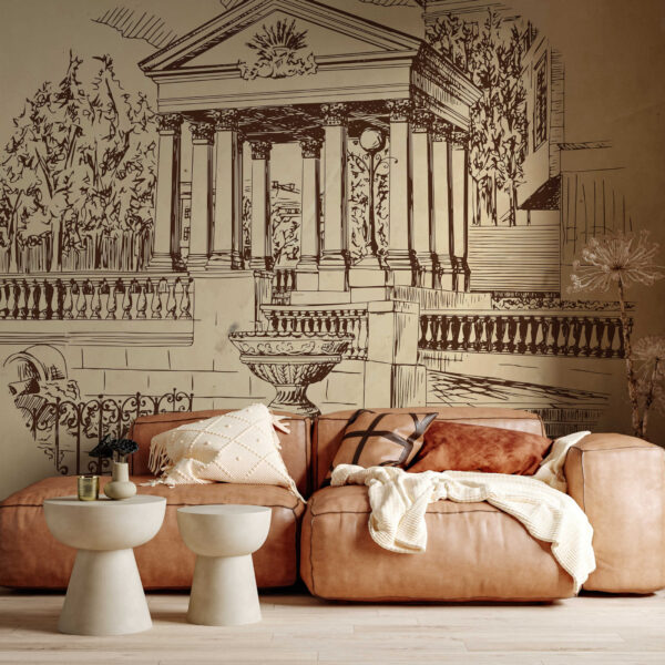 Foto murale Tempulli i Heshtjes