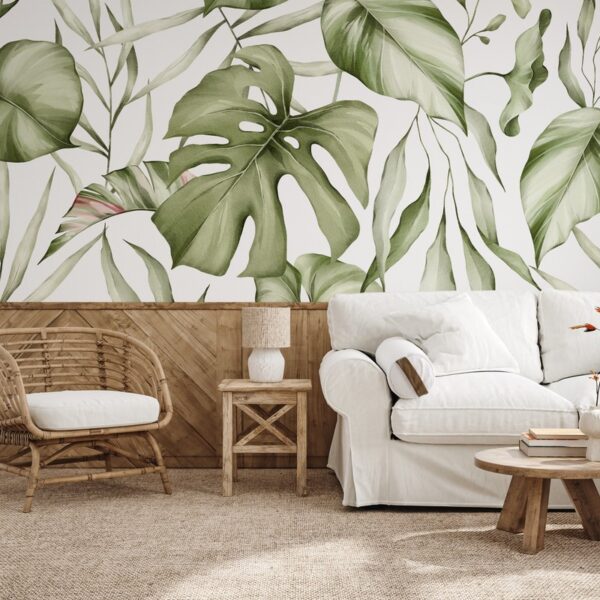 Foto murale Gjethe të holla të Monsterës