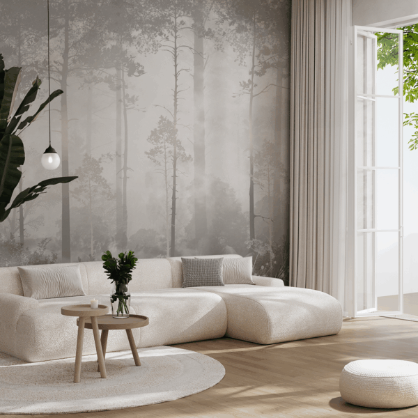 Foto murale Heshtje e mjegullt