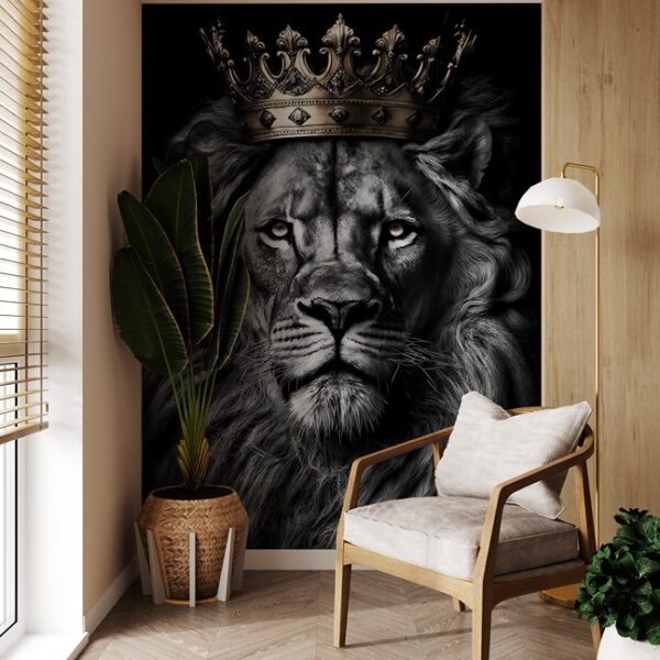 Foto murale Luani me një kurorë të artë