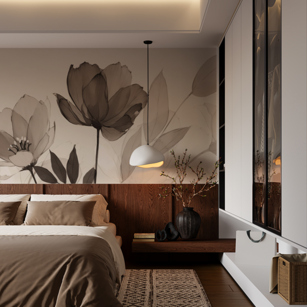 Foto murale Heshtja e Petaleve