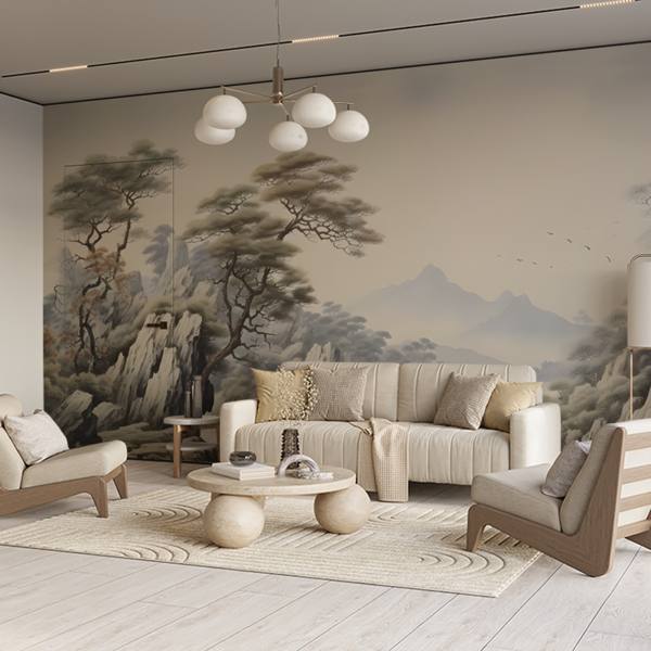 Foto murale Paqja e Kodrave të Mjegullta