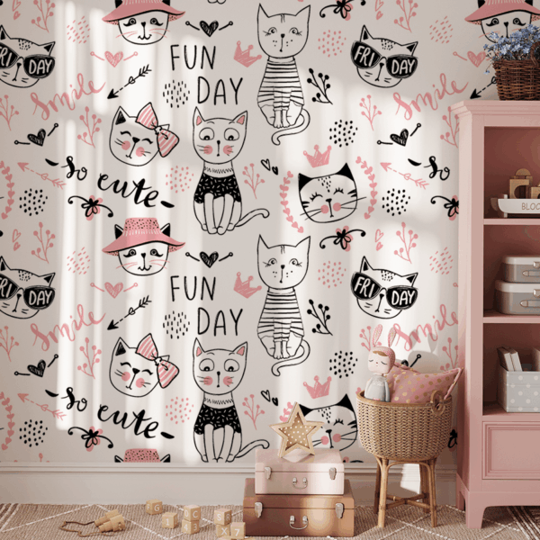 Foto murale Bota e Gëzimit e Maceve