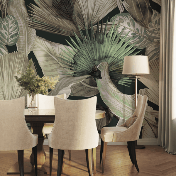 Foto murale Xhungël me mjegull