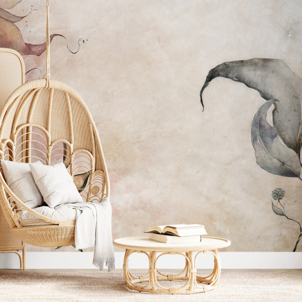 Foto murale Subtleti i Bimës me Bojëra Akuarel