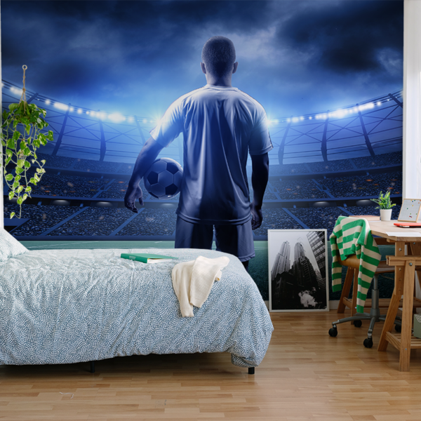Foto murale Futbollisti në stadium