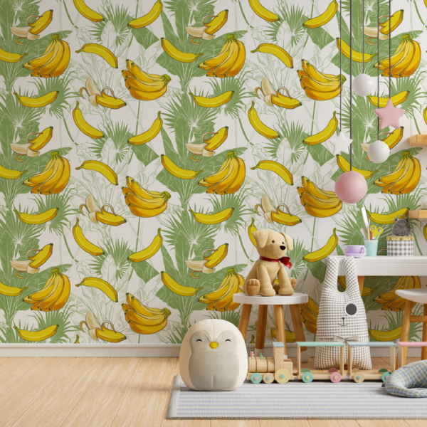Foto murale Banane midis gjetheve