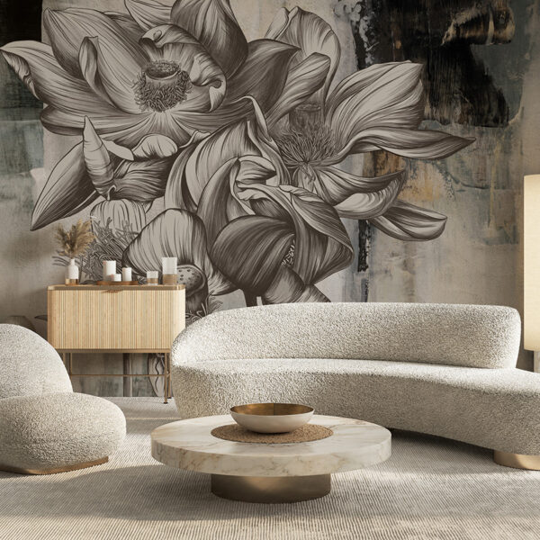 Foto murale Heshtja e Luleve të Lotusit