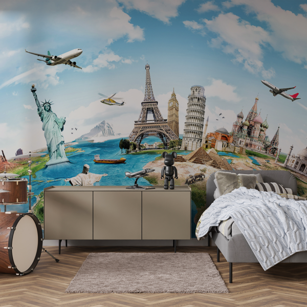 Foto murale Udhëtim rreth botës
