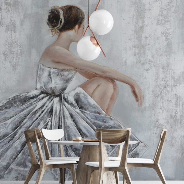 Foto murale Heshtja e elegancës së baletit