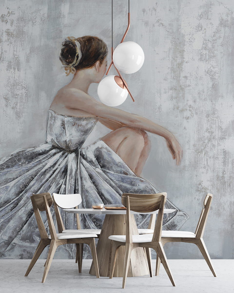 Foto murale Heshtja e elegancës së baletit