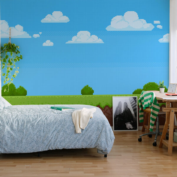Foto murale Livadh Pixel me Re