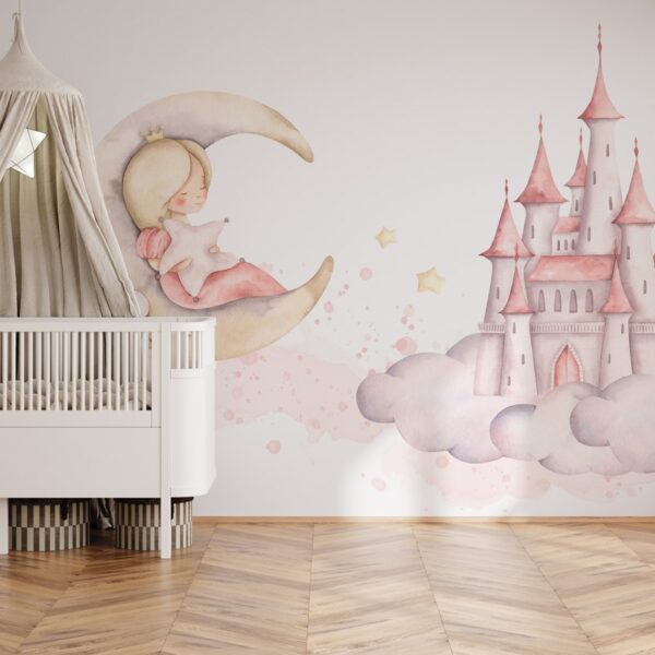 Foto murale Princesha në Hënë