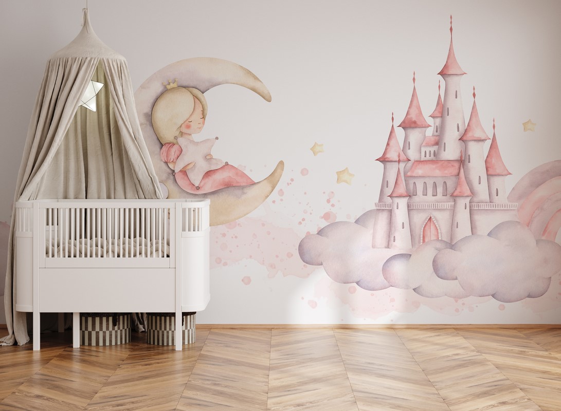 Foto murale Princesha në Hënë