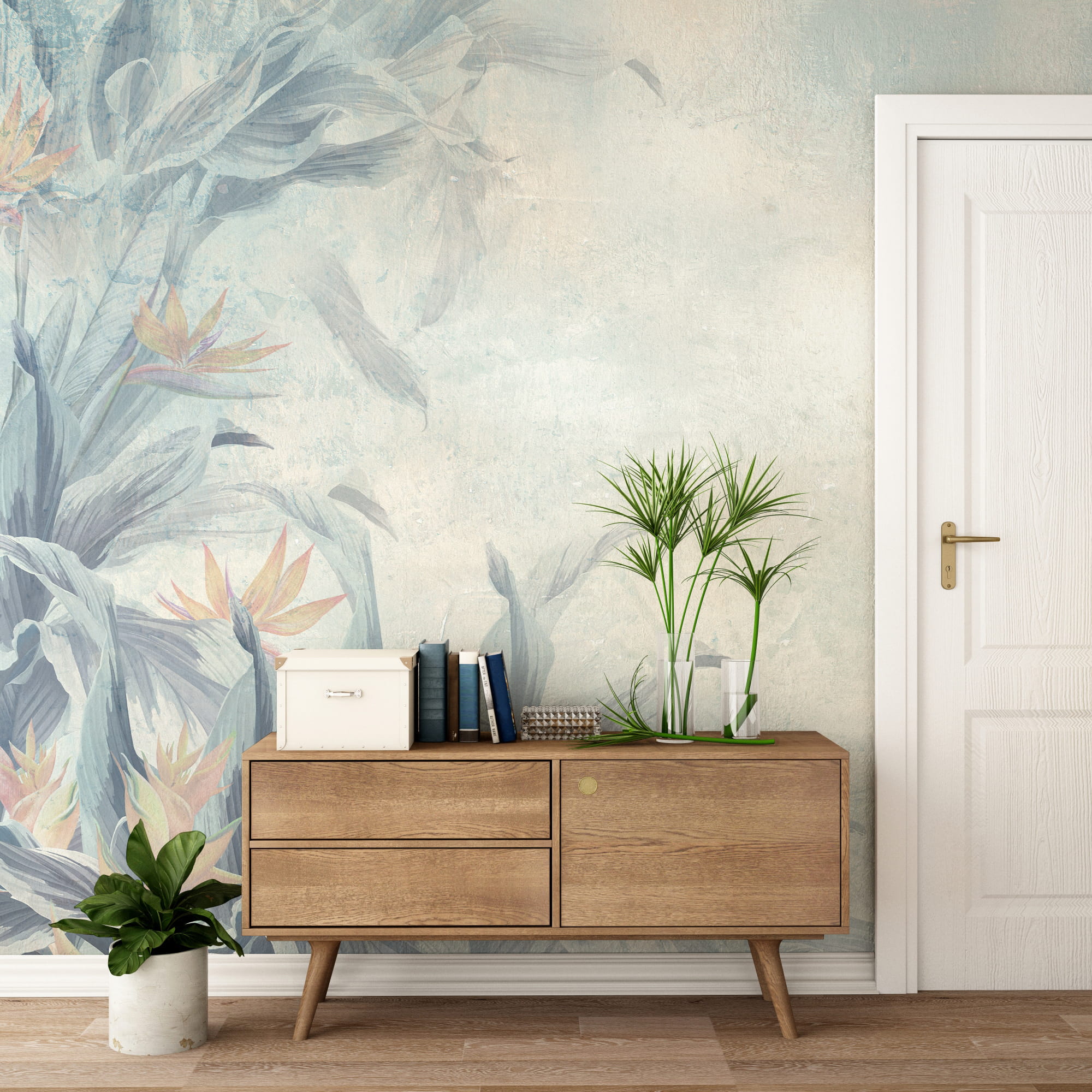 Foto murale Heshtja pastel e natyrës