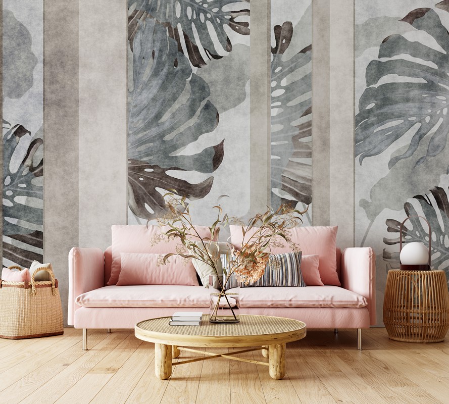 Foto murale Monstera në Abstraksion