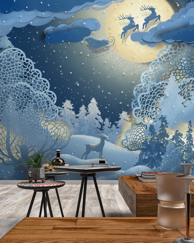 Foto murale Magjia e një nate dimri