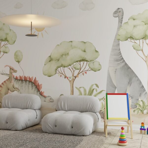Foto murale Dinosaurë të lezetshëm