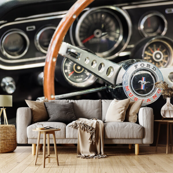Foto murale Makinë retro Mustang