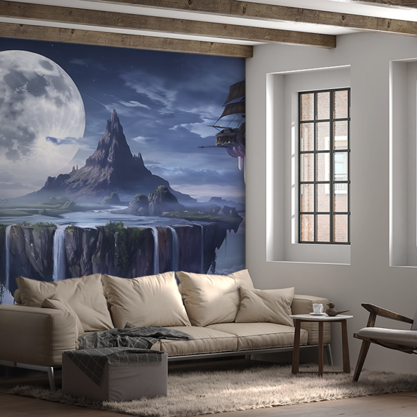 Foto murale Hëna mbi Vendin Malor