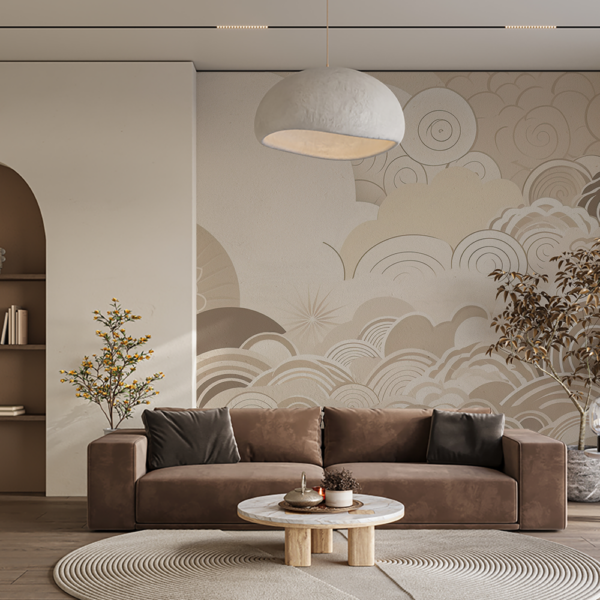 Foto murale Retë Japandi