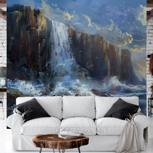 Foto murale Kaskadat Blu