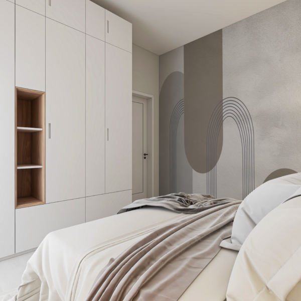 Foto murale Beton Modern me një Motiv Gjeometrik