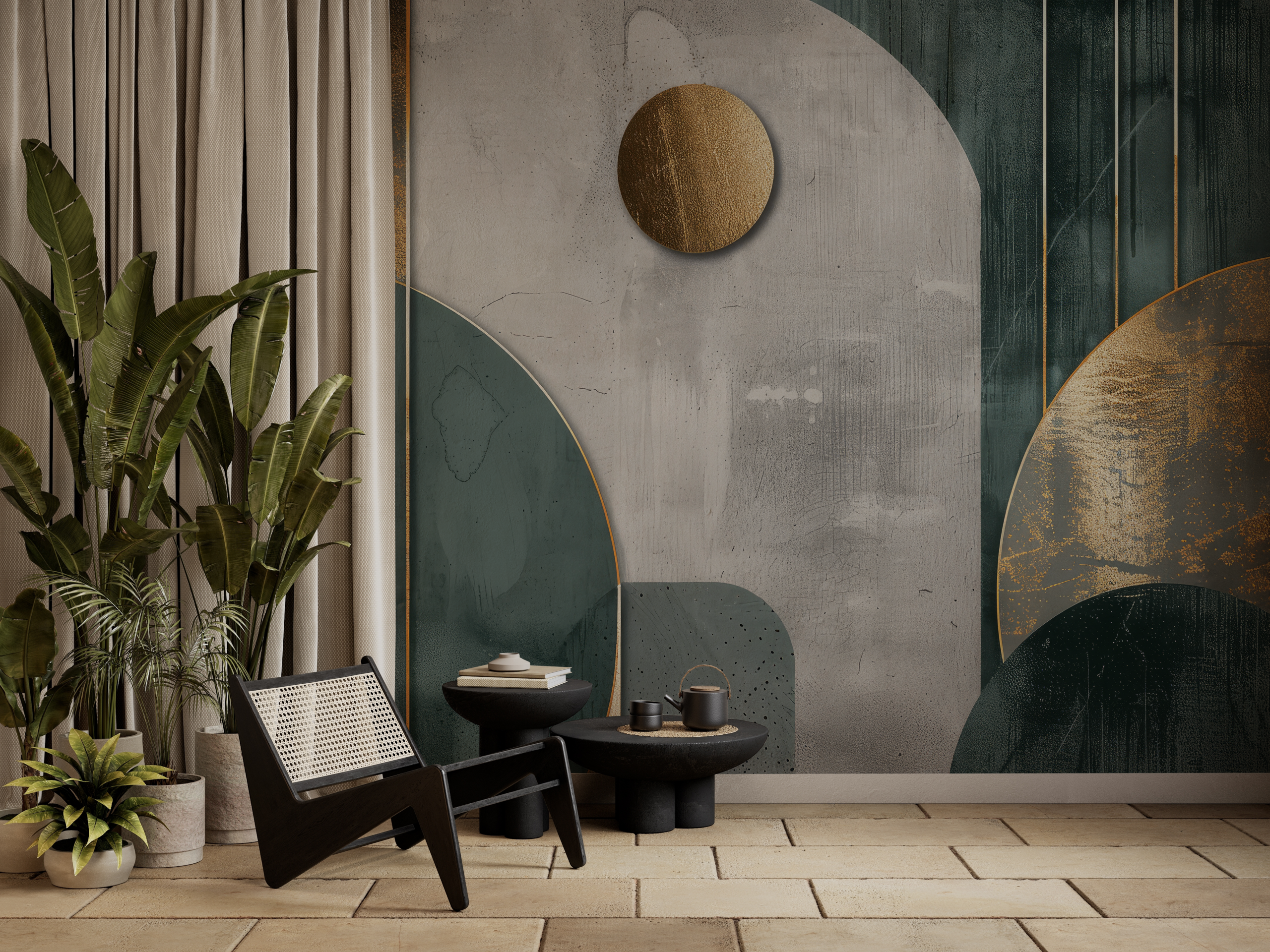 Foto murale Smerald dhe Beton