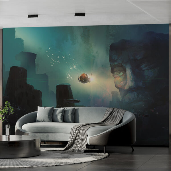 Foto murale Batiskafi në Kanionin Nënujor